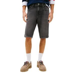 Tommy Hilfiger Jeans Black Recycled Cotton Bermuda Men's Shorts
